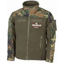Bestickte Fleecejacke "Combat", flecktarn - Skinhead Germany - gewählte Variante