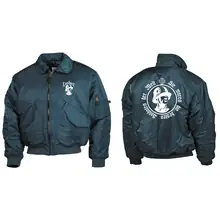 Bestickte Herren CWU Jacke, Navyblau - Sie waren die besten Soldaten der Welt - gewählte Variante