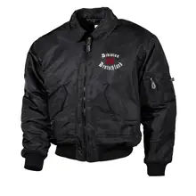 Bestickte Herren CWU Jacke, Schwarz - Division 88 Deutschland Vorderseite