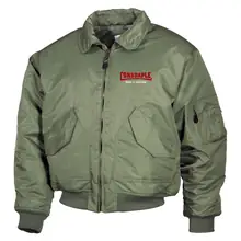 Bestickte Herren CWU Jacke, Oliv - Consdaple, made in Germany - gewählte Variante