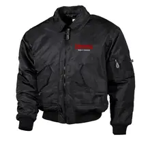 Bestickte Herren CWU Jacke, Schwarz - Consdaple, made in Germany - gewählte Variante