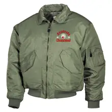 Bestickte Herren CWU Jacke, Oliv - Skinheads Deutschland - gewählte Variante