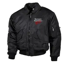 Bestickte Herren CWU Jacke, Schwarz - Nationaler Sozialismus jetzt - gewählte Variante