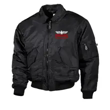 Bestickte Herren CWU Jacke, Schwarz - Consdaple, Adler made in Germany - gewählte Variante