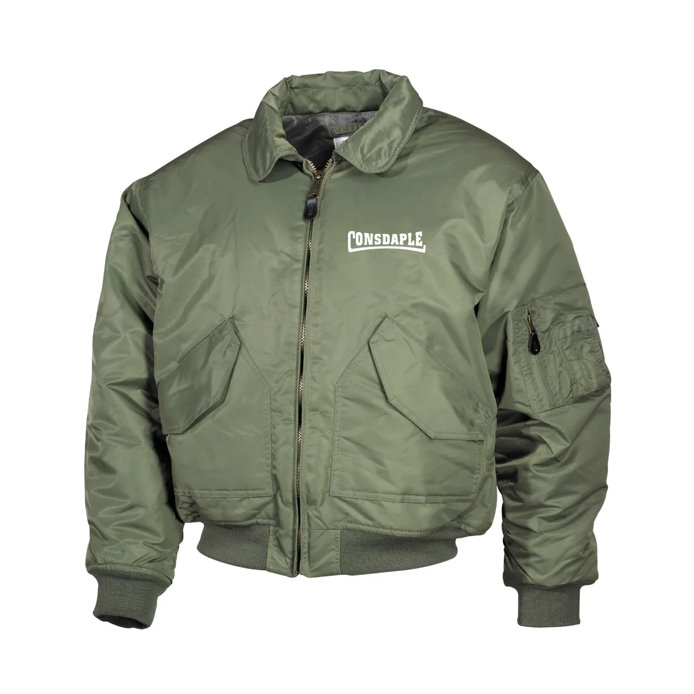 Bestickte Herren CWU Jacke, Oliv - Consdaple