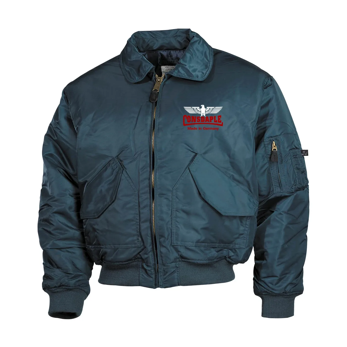 Bestickte Herren CWU Jacke, Navyblau - Consdaple, Adler made in Germany