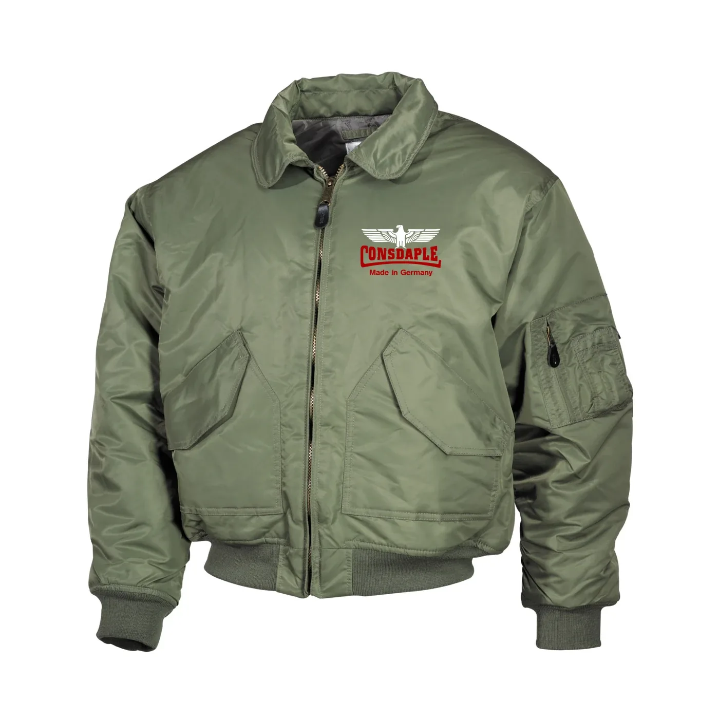 Bestickte Herren CWU Jacke, Oliv - Consdaple, Adler made in Germany