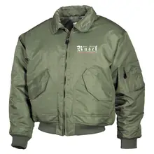 Bestickte Herren CWU Jacke, Oliv - Hans Ulrich Rudel, Frontsoldat Vorderseite