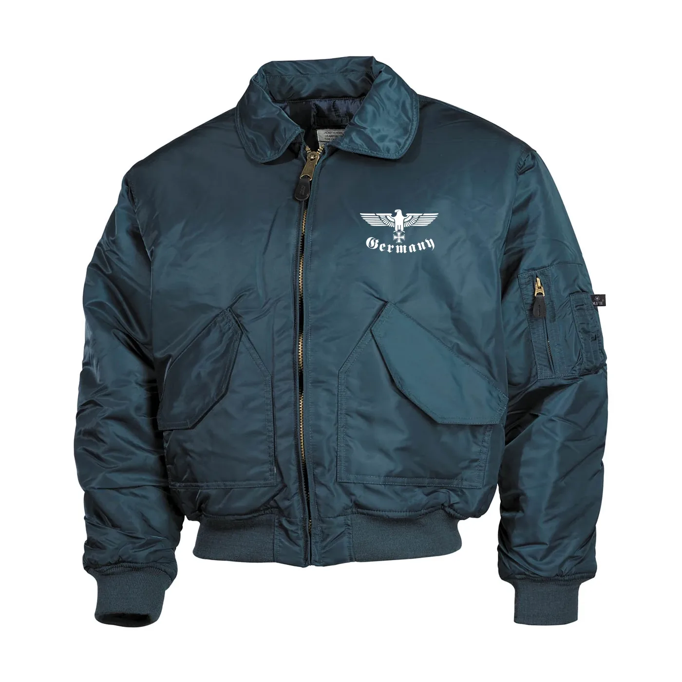Bestickte Herren CWU Jacke, Navyblau - Germany, Adler