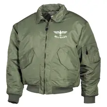 Bestickte Herren CWU Jacke, Oliv - Germany, Adler - gewählte Variante