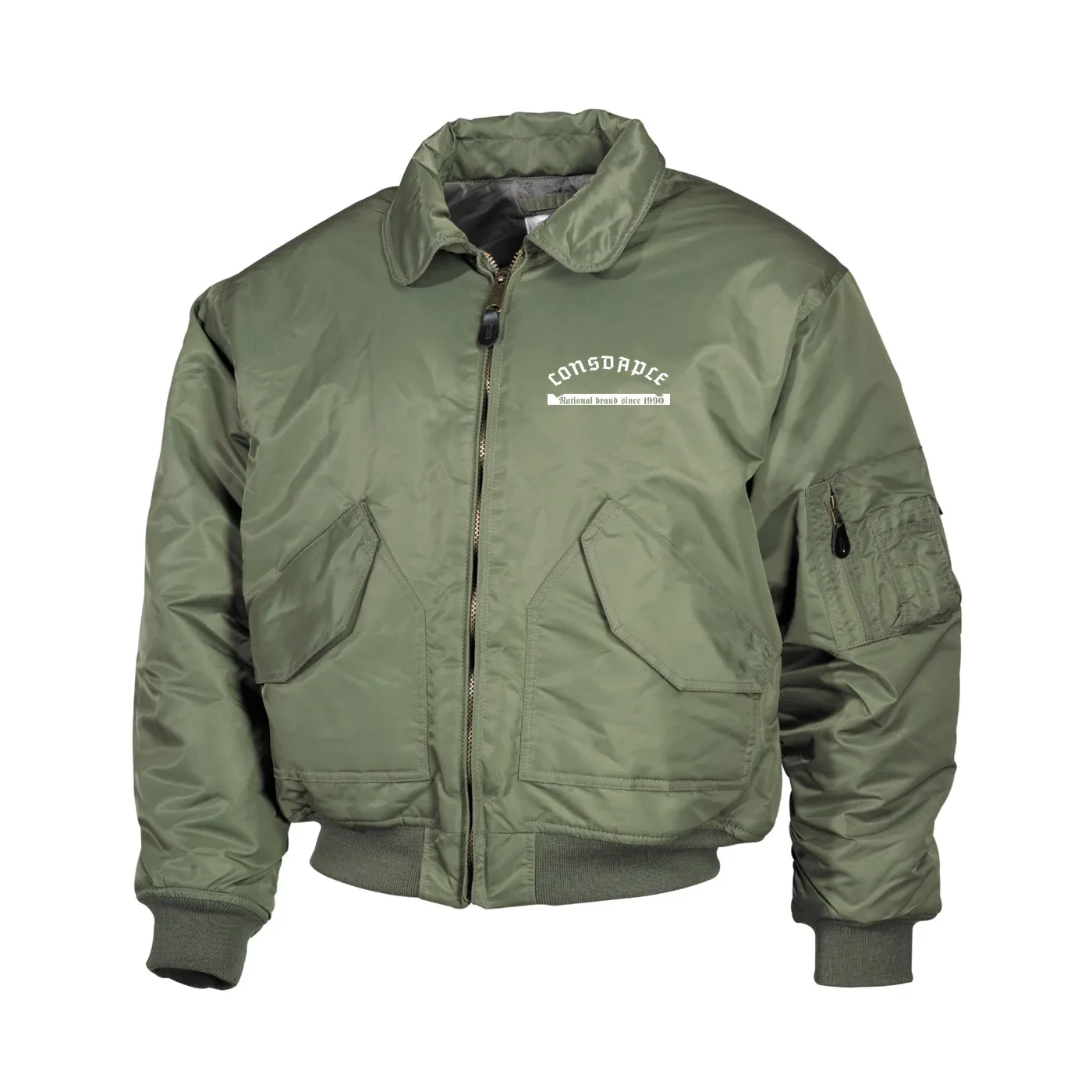 Bestickte Herren CWU Jacke, Oliv - Consdaple, national brand