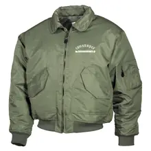 Bestickte Herren CWU Jacke, Oliv - Consdaple, national brand - gewählte Variante