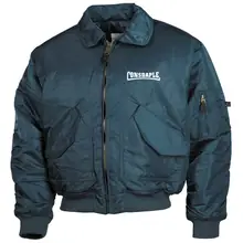 Bestickte Herren CWU Jacke, Navyblau - Consdaple Vorderseite