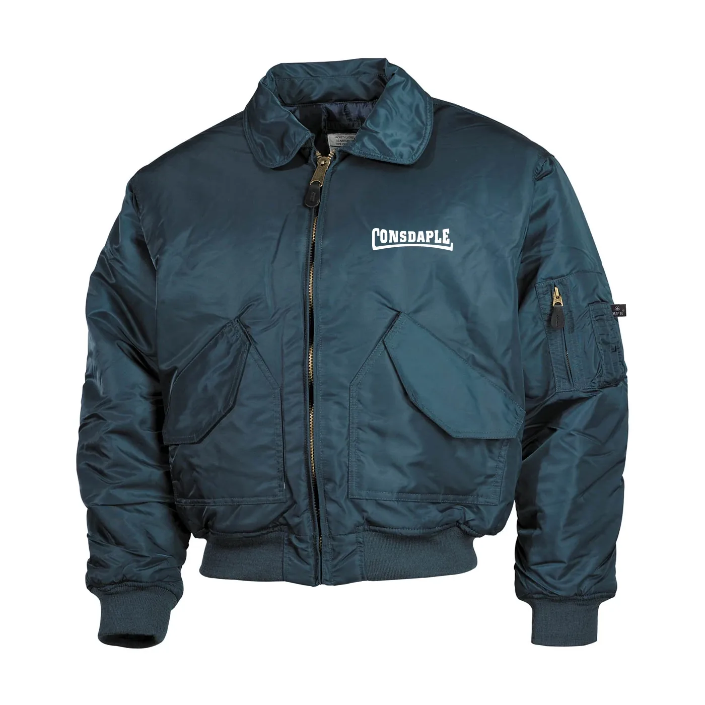 Bestickte Herren CWU Jacke, Navyblau - Consdaple
