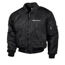 Bestickte Herren CWU Jacke, Schwarz - Rudolf Hess - gewählte Variante