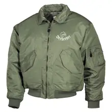 Bestickte Herren CWU Jacke, Oliv - Berserker - gewählte Variante