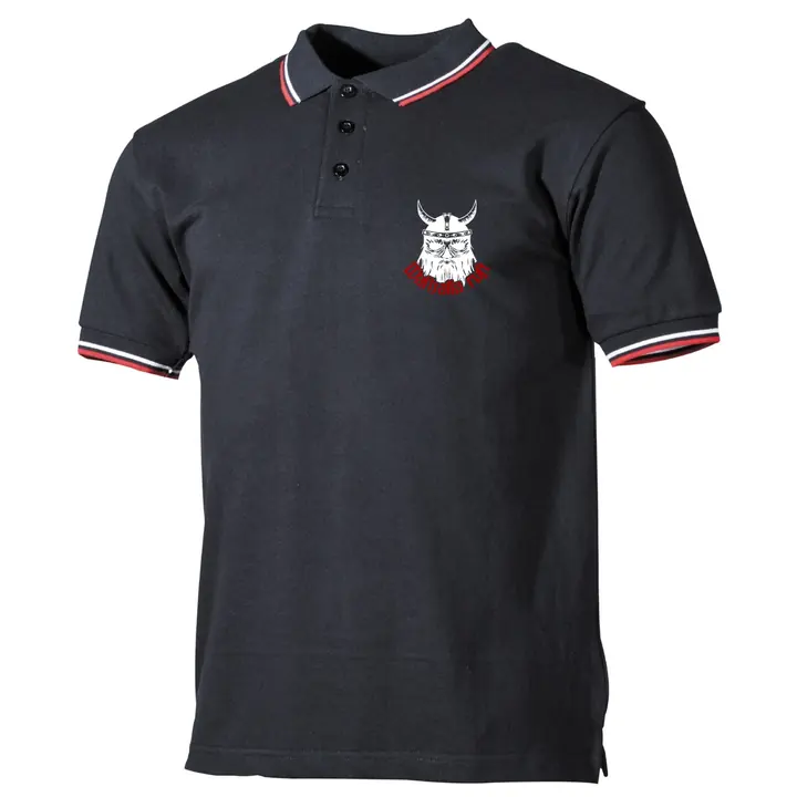 Herren Poloshirt "Schwarz Weiß Rot" - Walhalla ruft