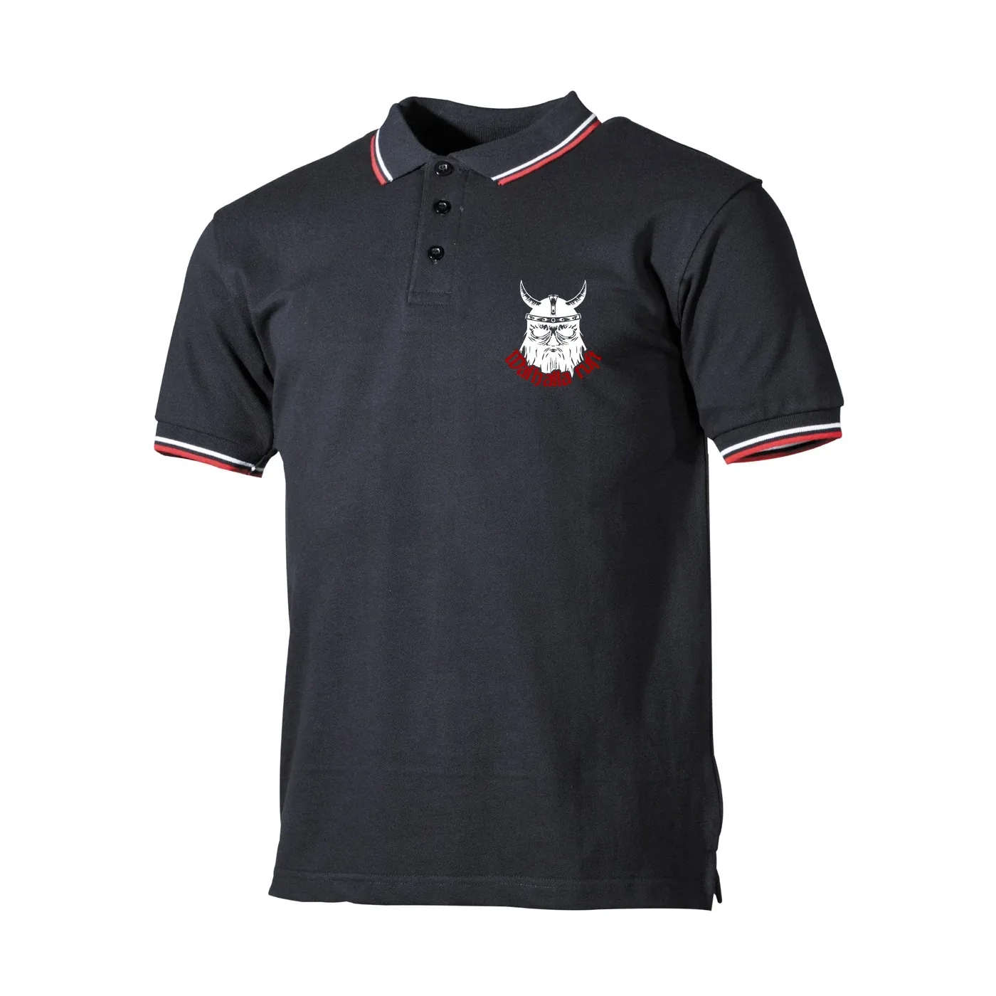 Herren Poloshirt "Schwarz Weiß Rot" - Walhalla ruft