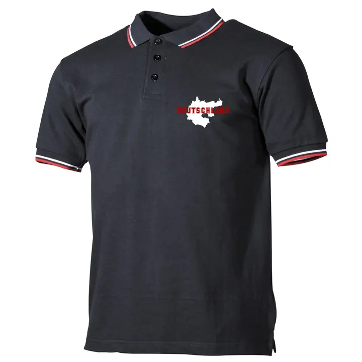 Herren Poloshirt "Schwarz Weiß Rot" - Aus liebe zur Heimat