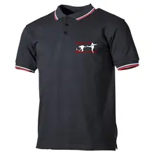 Herren Poloshirt "Schwarz Weiß Rot" - Antifa heißt Opfer bringen Vorderseite