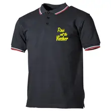 Herren Poloshirt "Schwarz Weiß Rot" - Raus mit die Viecher Vorderseite