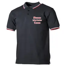 Herren Poloshirt "Schwarz Weiß Rot" - Braune haben bessere laune - gewählte Variante