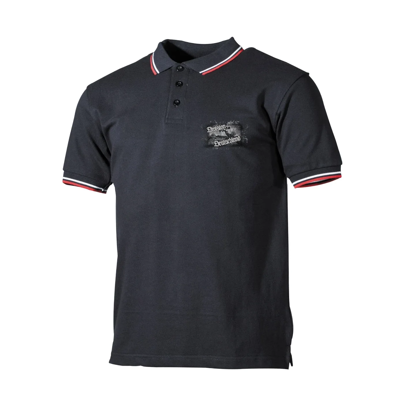 Herren Poloshirt "Schwarz Weiß Rot" - Division Deutschland, Soldaten