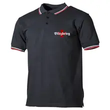 Herren Poloshirt "Schwarz Weiß Rot" - Blitzkrieg - gewählte Variante