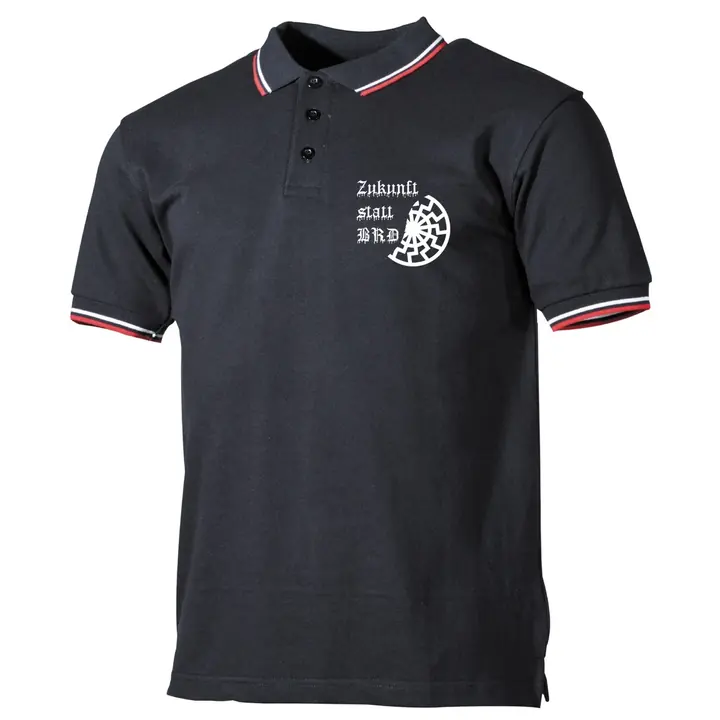 Herren Poloshirt "Schwarz Weiß Rot" - Zukunft statt BRD