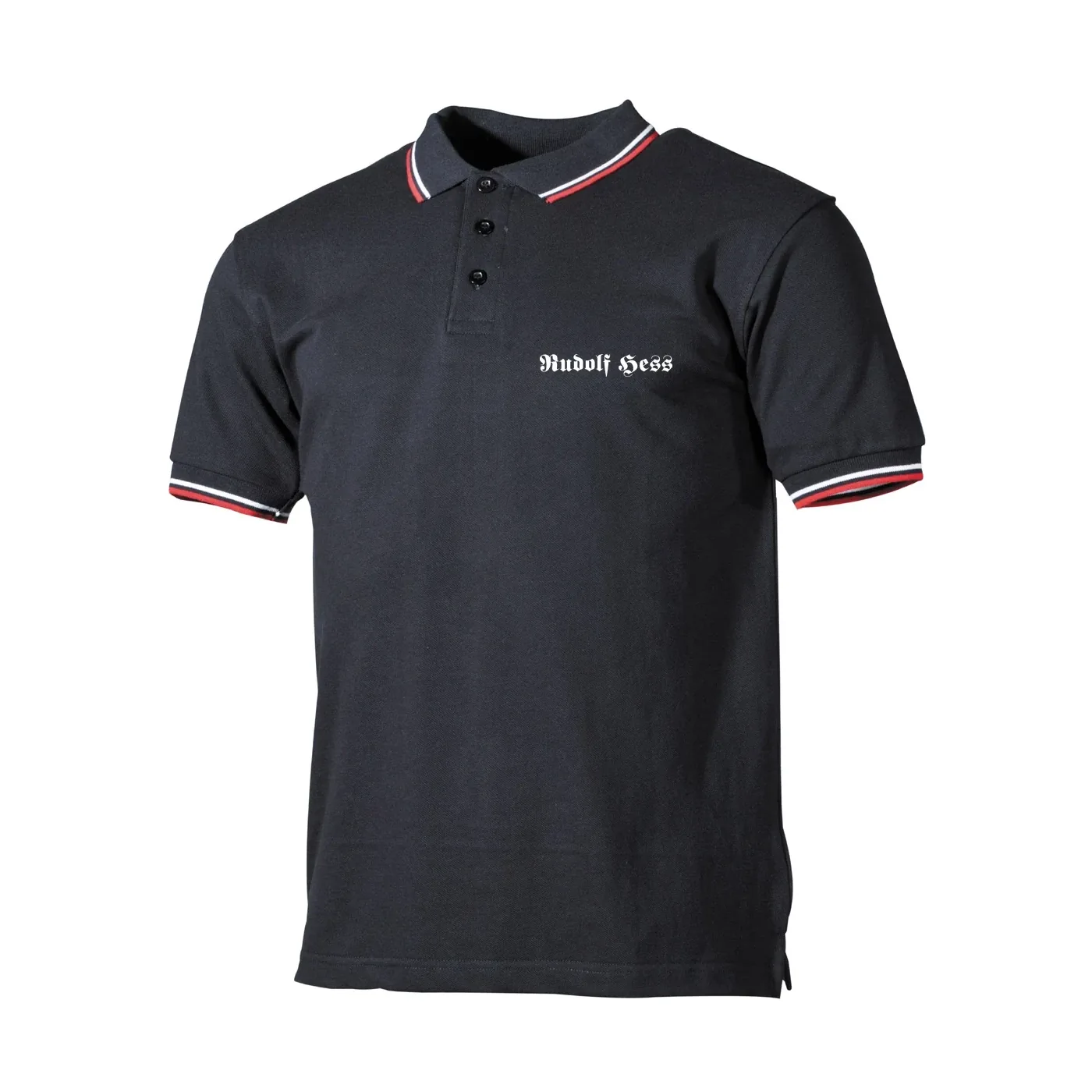 Herren Poloshirt "Schwarz Weiß Rot" - Rudolf Hess