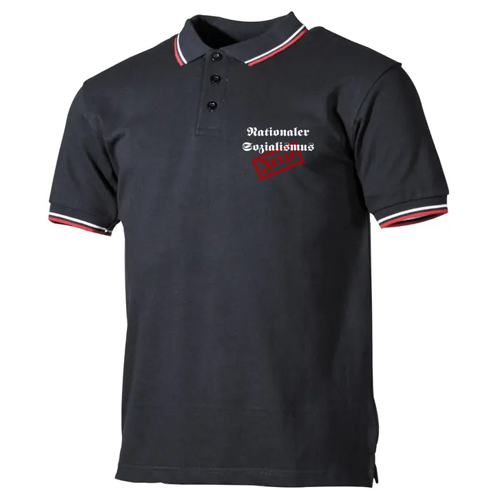 Herren Poloshirt "Schwarz Weiß Rot" - Nationaler Sozialismus jetzt