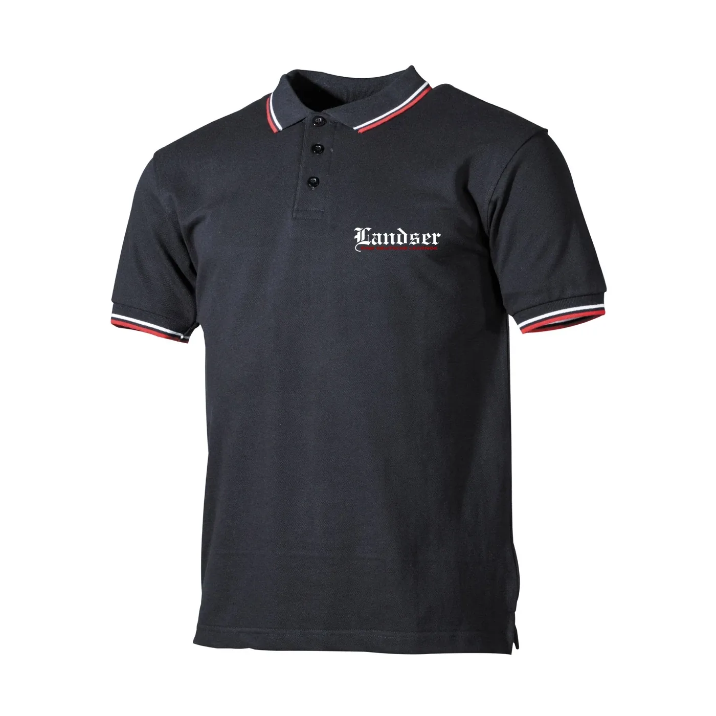 Herren Poloshirt "Schwarz Weiß Rot" - Landser, eine deutsche legende