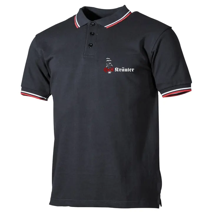Herren Poloshirt "Schwarz Weiß Rot" - Heil Kräuter