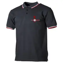 Herren Poloshirt "Schwarz Weiß Rot" - Divison Deutschland - gewählte Variante