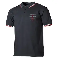 Herren Poloshirt "Schwarz Weiß Rot" - Mein Schwert für Tyr Vorderseite