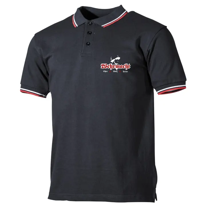 Herren Poloshirt "Schwarz Weiß Rot" - Wehrmacht, ehre stolz treue