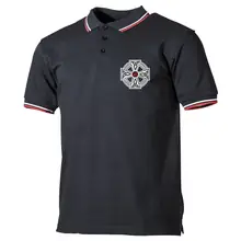Herren Poloshirt "Schwarz Weiß Rot" - Celtic 88 Vorderseite