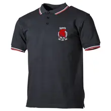 Herren Poloshirt "Schwarz Weiß Rot" - Sparta, bis zum Tod - gewählte Variante