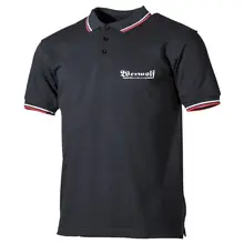 Herren Poloshirt "Schwarz Weiß Rot" - Werwolf Germany ohne Wolf - gewählte Variante