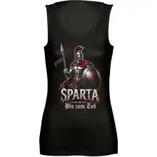 Damen Standard Top - Sparta, Bis zum Tod 3D Version Vorderseite