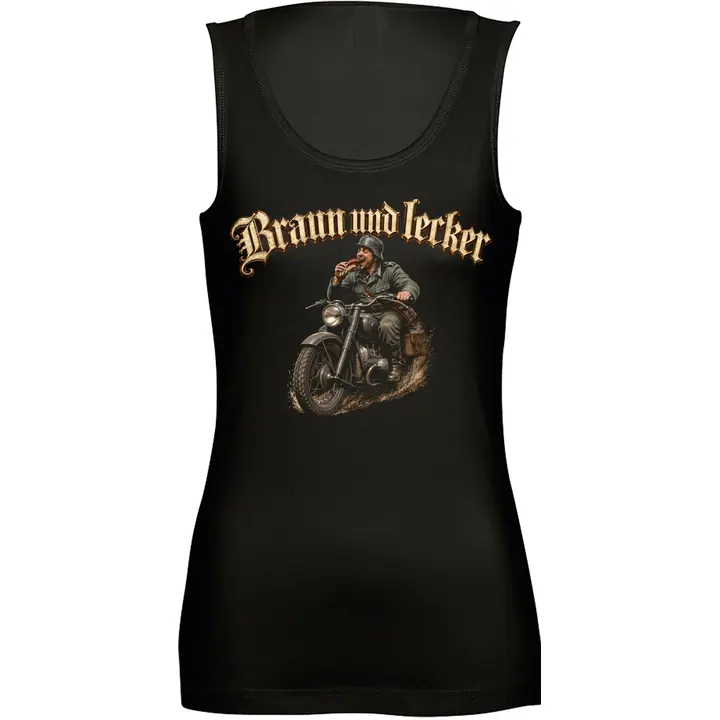 Damen Standard Top - Braun und Lecker, Soldat
