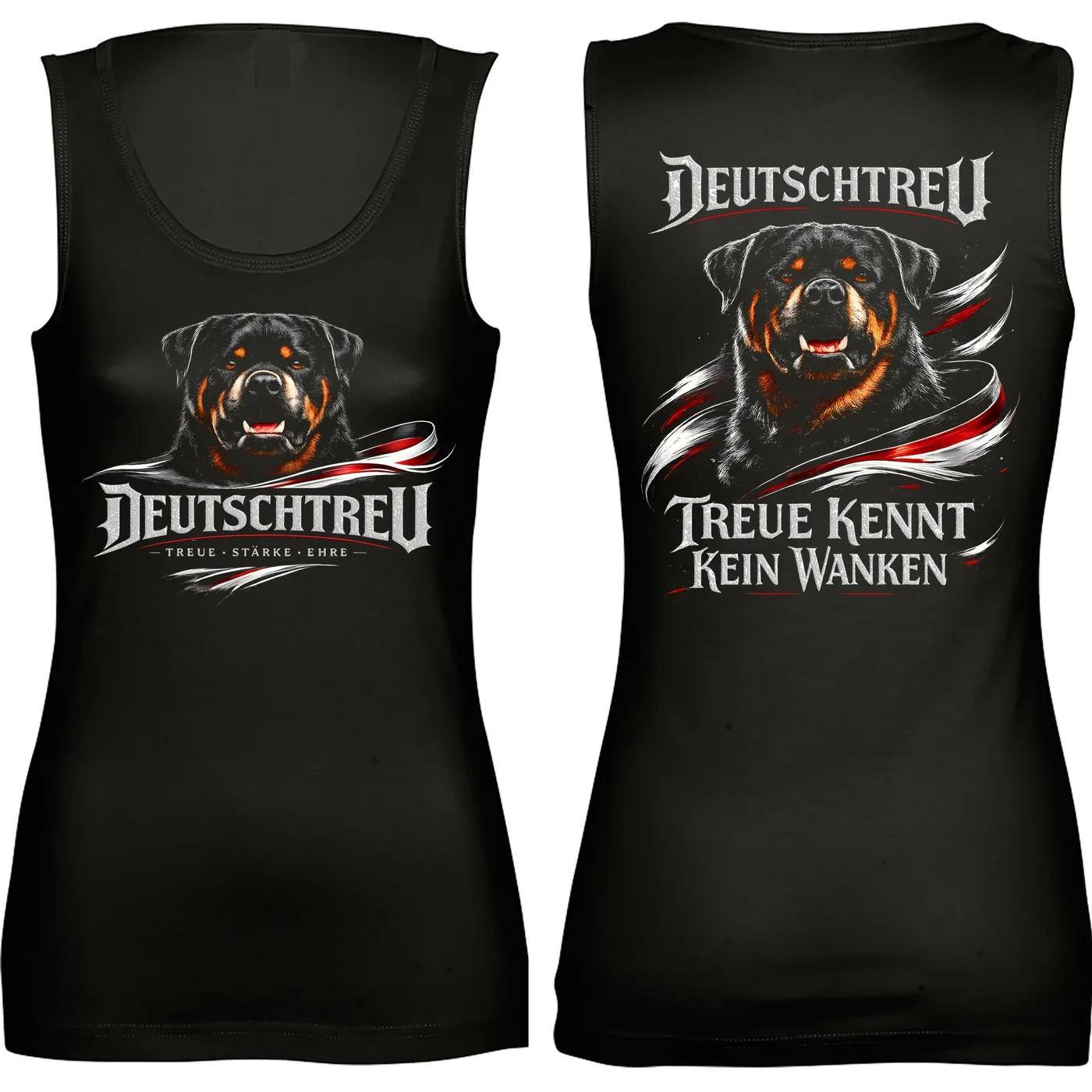 Damen Standard Top - Deutschtreu, Treue kennt kein Wanken
