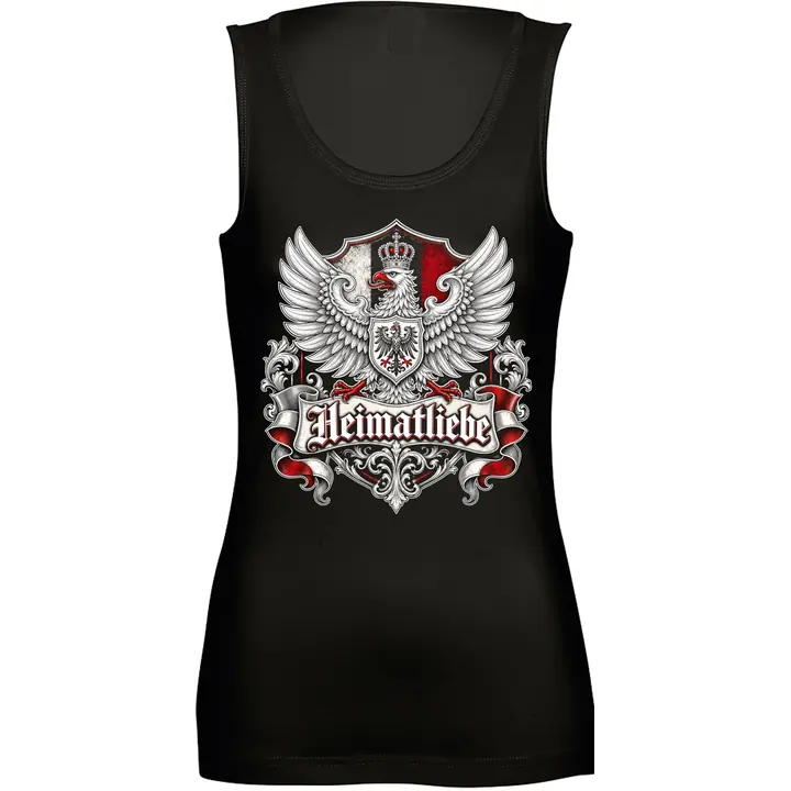 Damen Standard Top - Heimatliebe, Adler