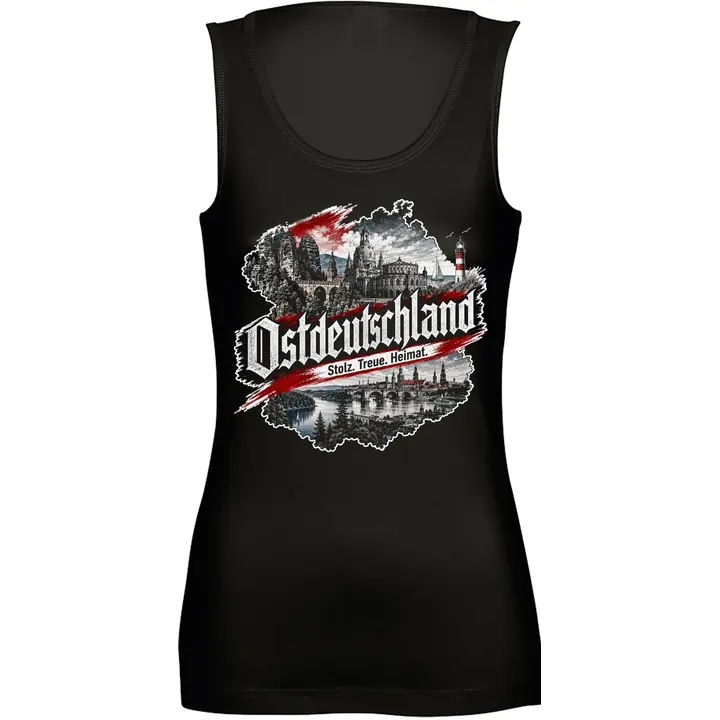Damen Standard Top - Ostdeutschland, Heimat & Stolz