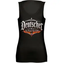 Damen Standard Top - Deutscher, im Feuer gestählt Vorderseite