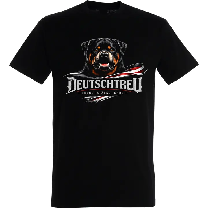 Herren T-Shirt - Deutschtreu, Treue kennt kein Wanken