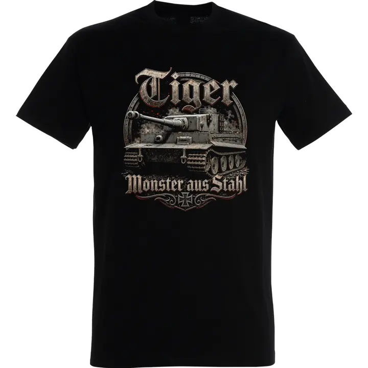 Herren T-Shirt - Tiger, Monster aus Stahl