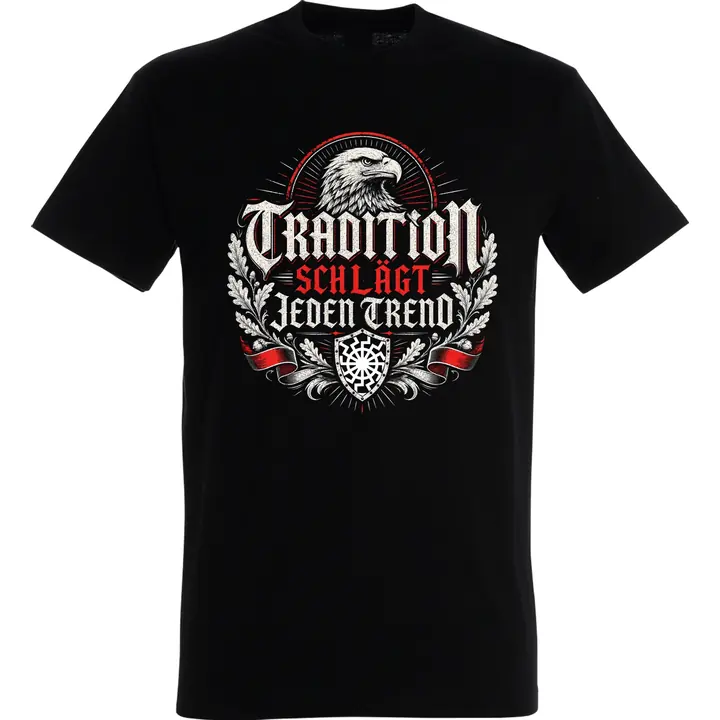 Herren T-Shirt - Tradition schlägt jeden Trend, Adler