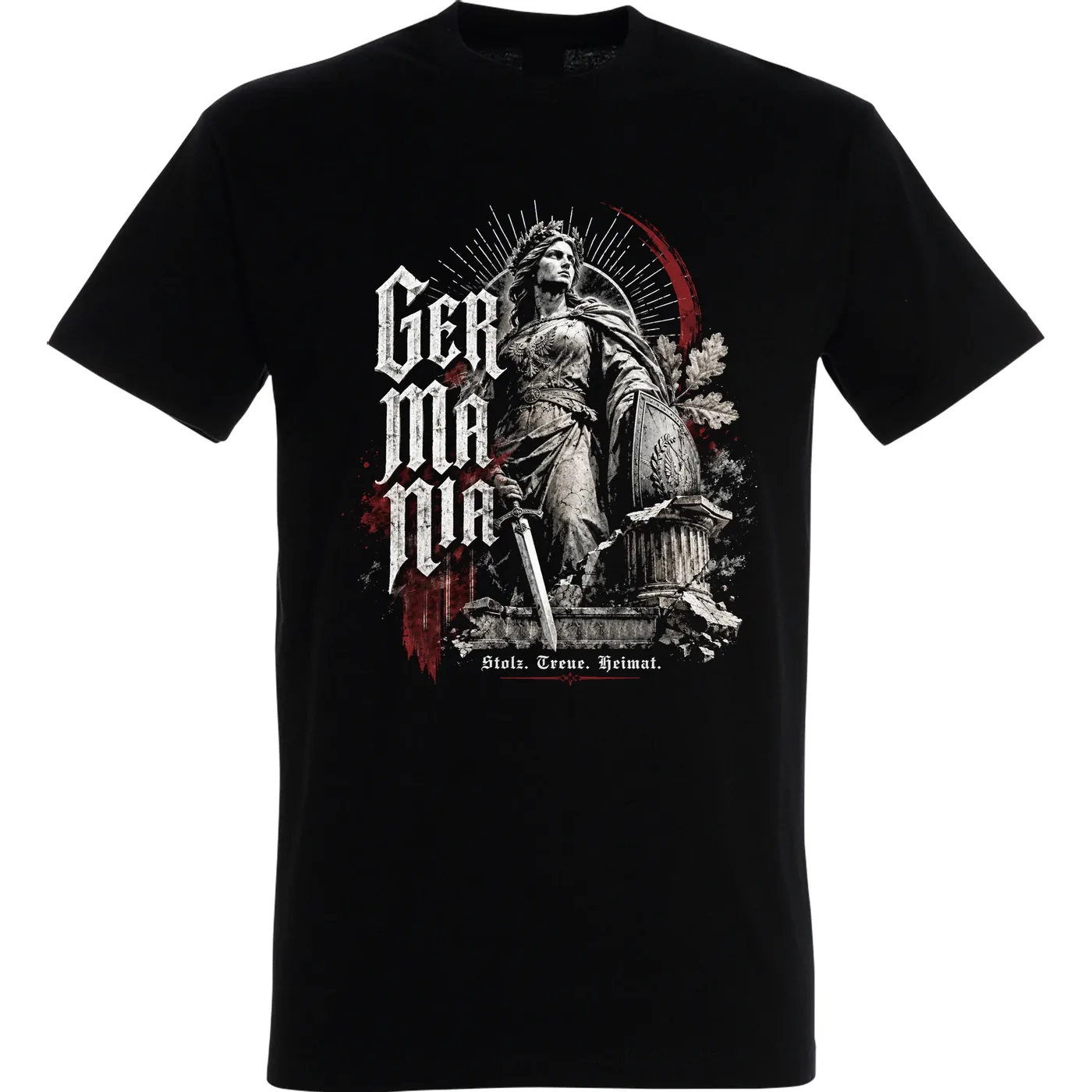 Herren T-Shirt - Germania, Stolz Treue Heimat