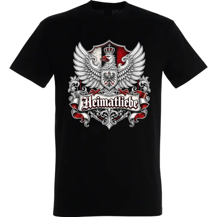 Herren T-Shirt - Heimatliebe, Adler